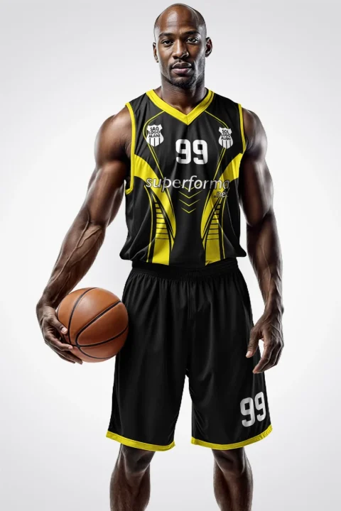 Siyah Gold Basketbol Forma