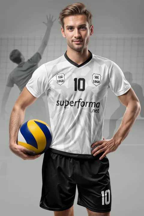 Beyaz Gölge Erkek Voleybol Forması